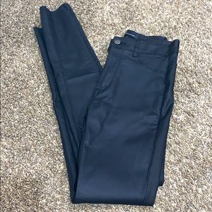 Faux leather leggings